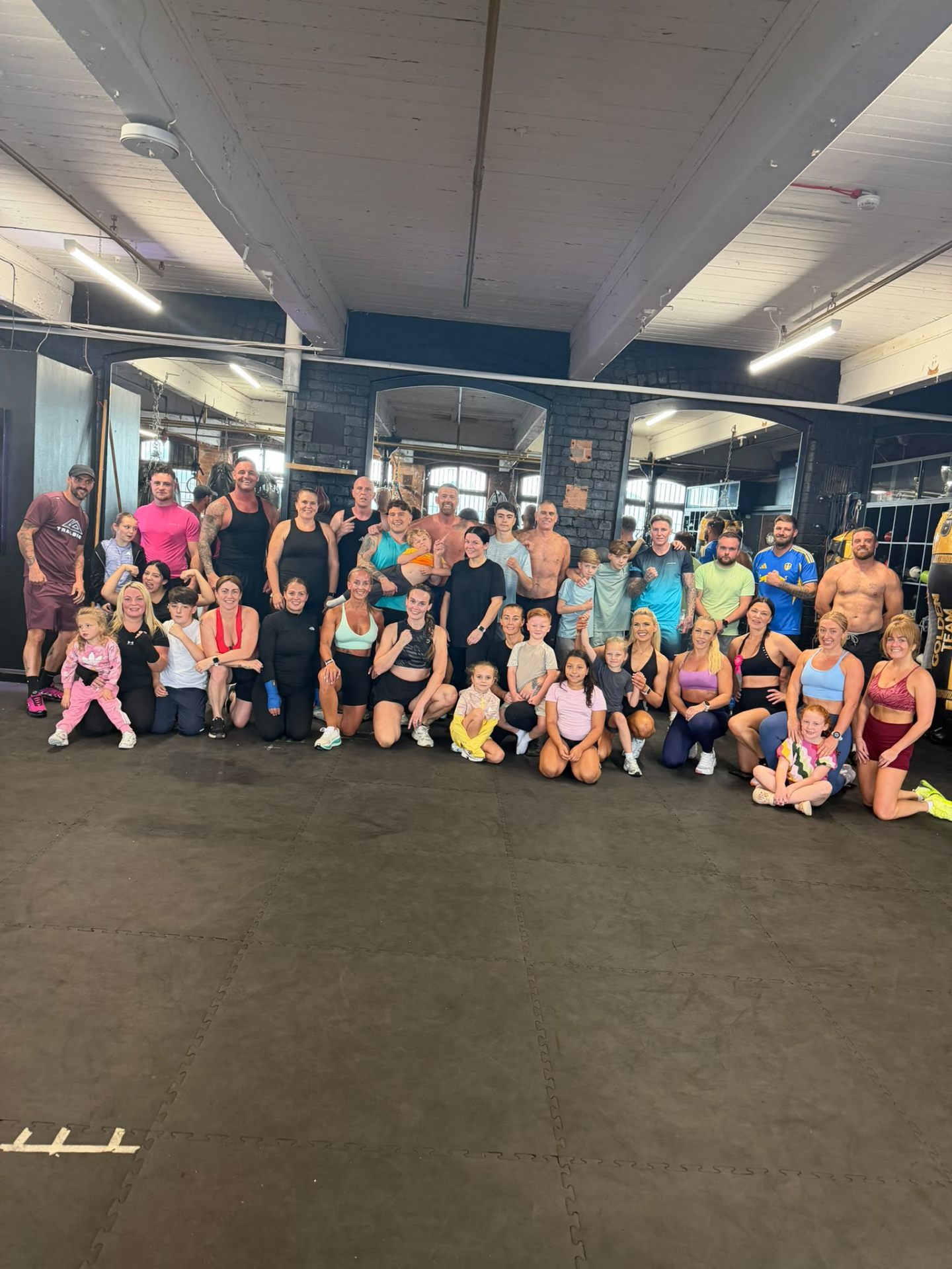 The Pembo Boxing and Fitness community together in the gym